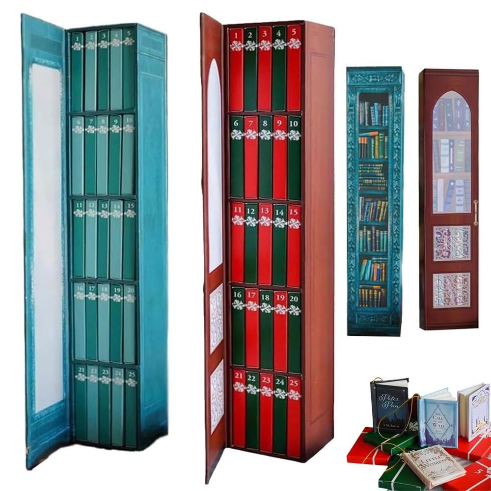 Advent Calendar Gift - Mini Book Ornament Advent Calendar 2025,