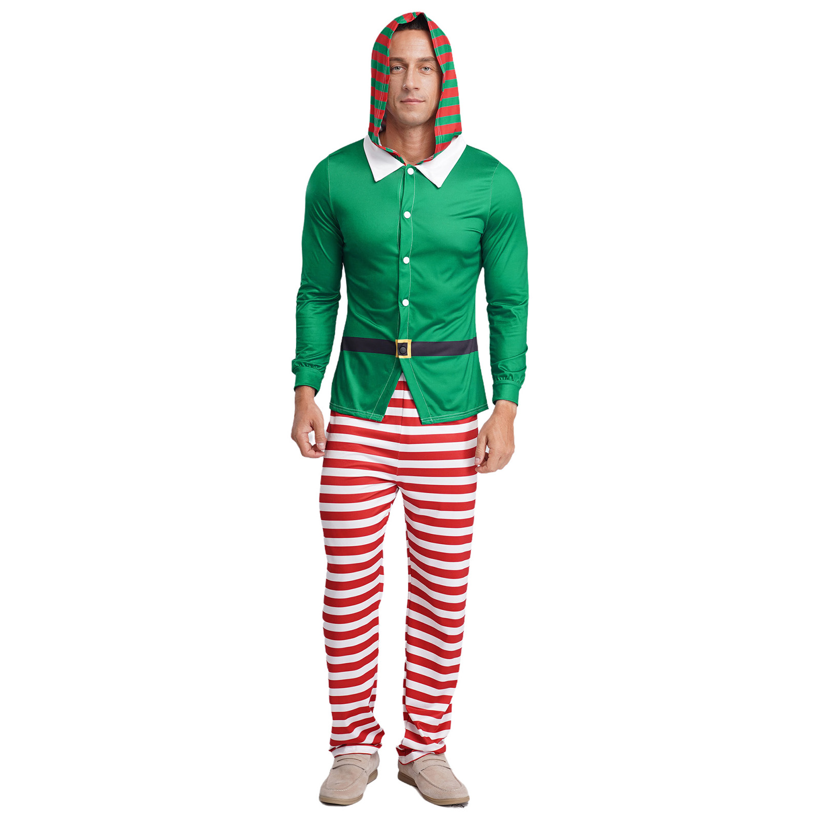 Elf Costume Christmas - Men Christmas Elf Cosplay Costume Xmas