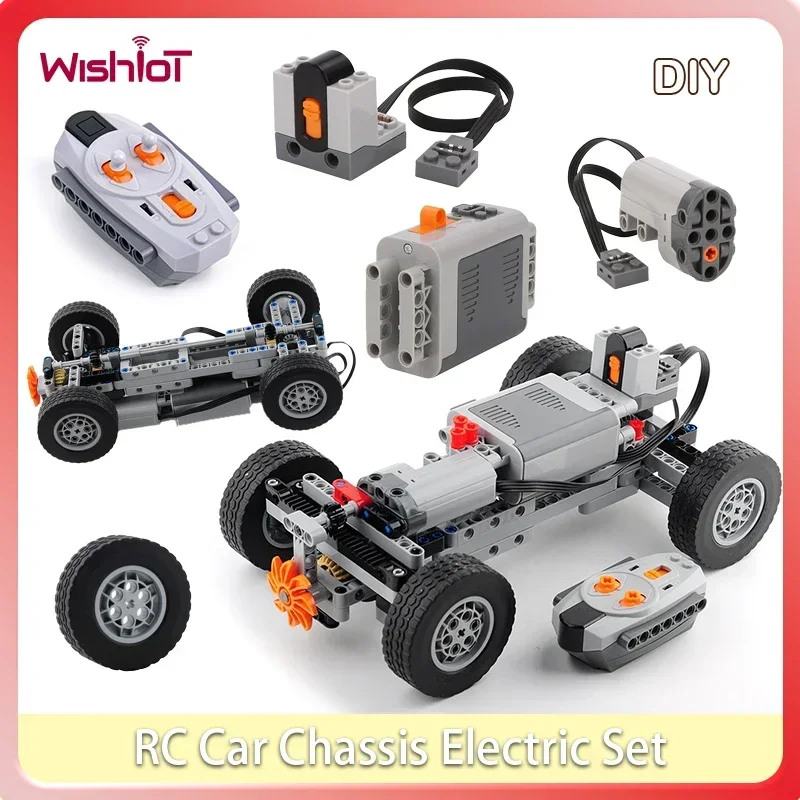 4WD RC Car Chassis Electric Se - Lego Set Technic 评论和价格
