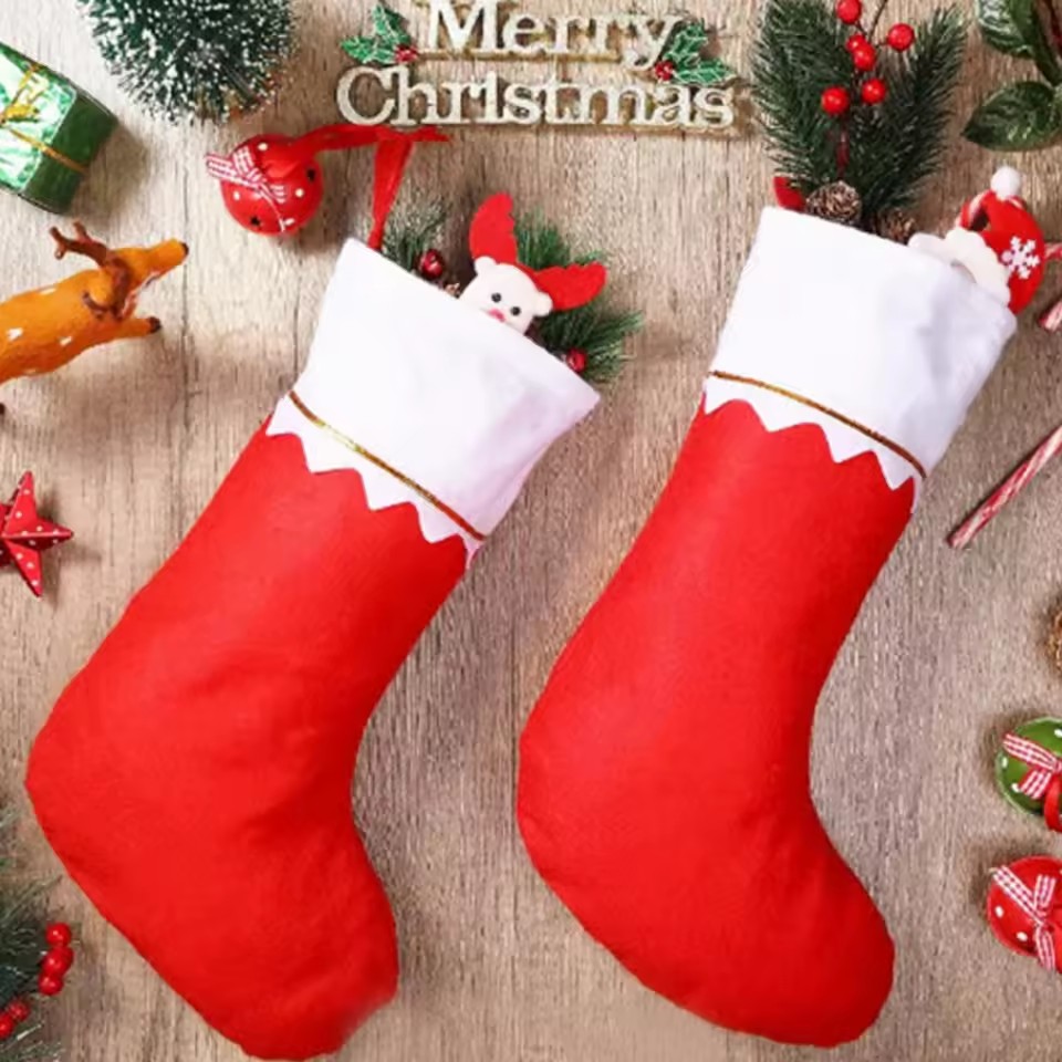 1/3/6pcs Christmas Stockings,  - Christmas Stocking Hanging 评论和价格