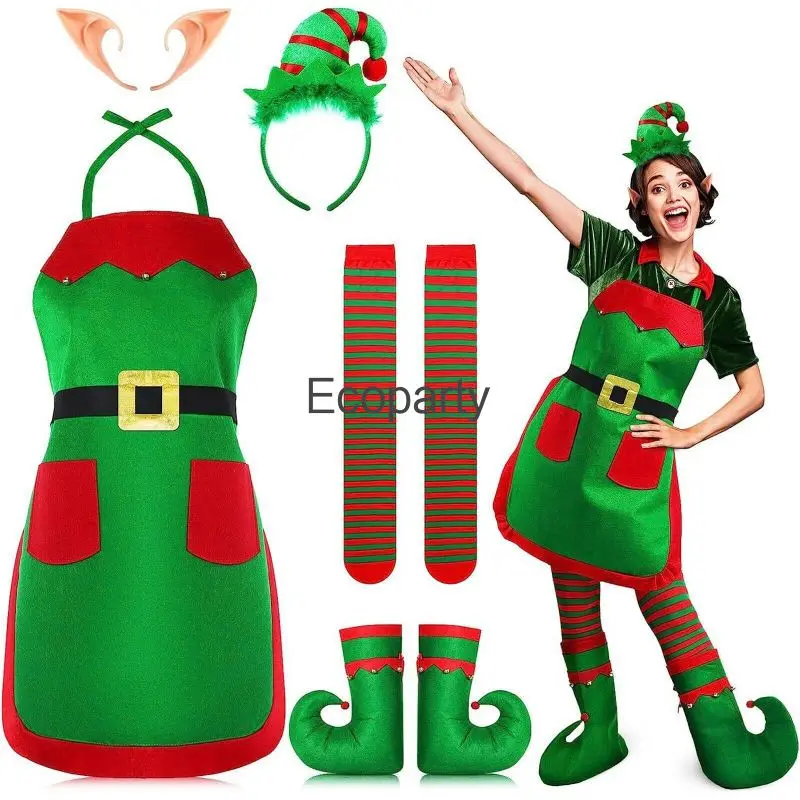 Women's Christmas Costume Chri - Elf Costume Christmas 评论和价格