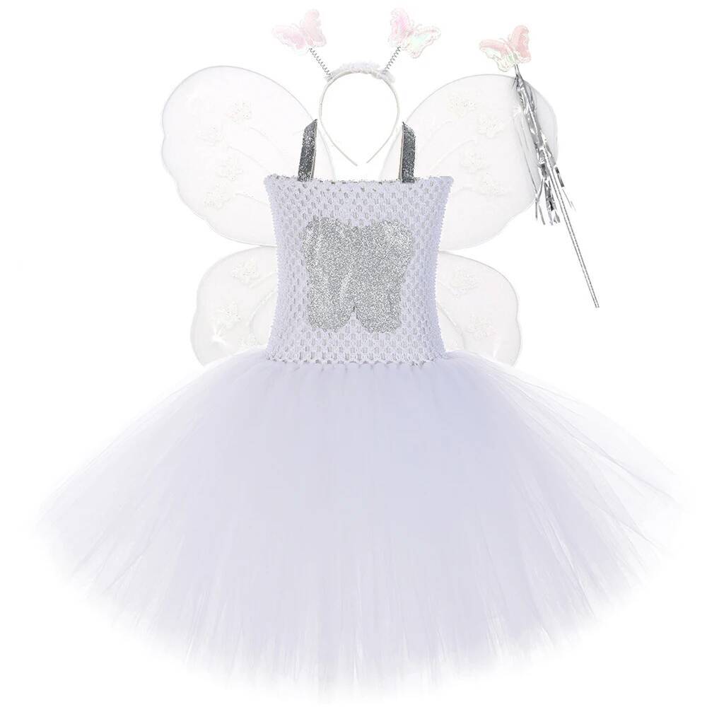 White Tooth Fairy Costume for  - Elf Costume Christmas 评论和价格