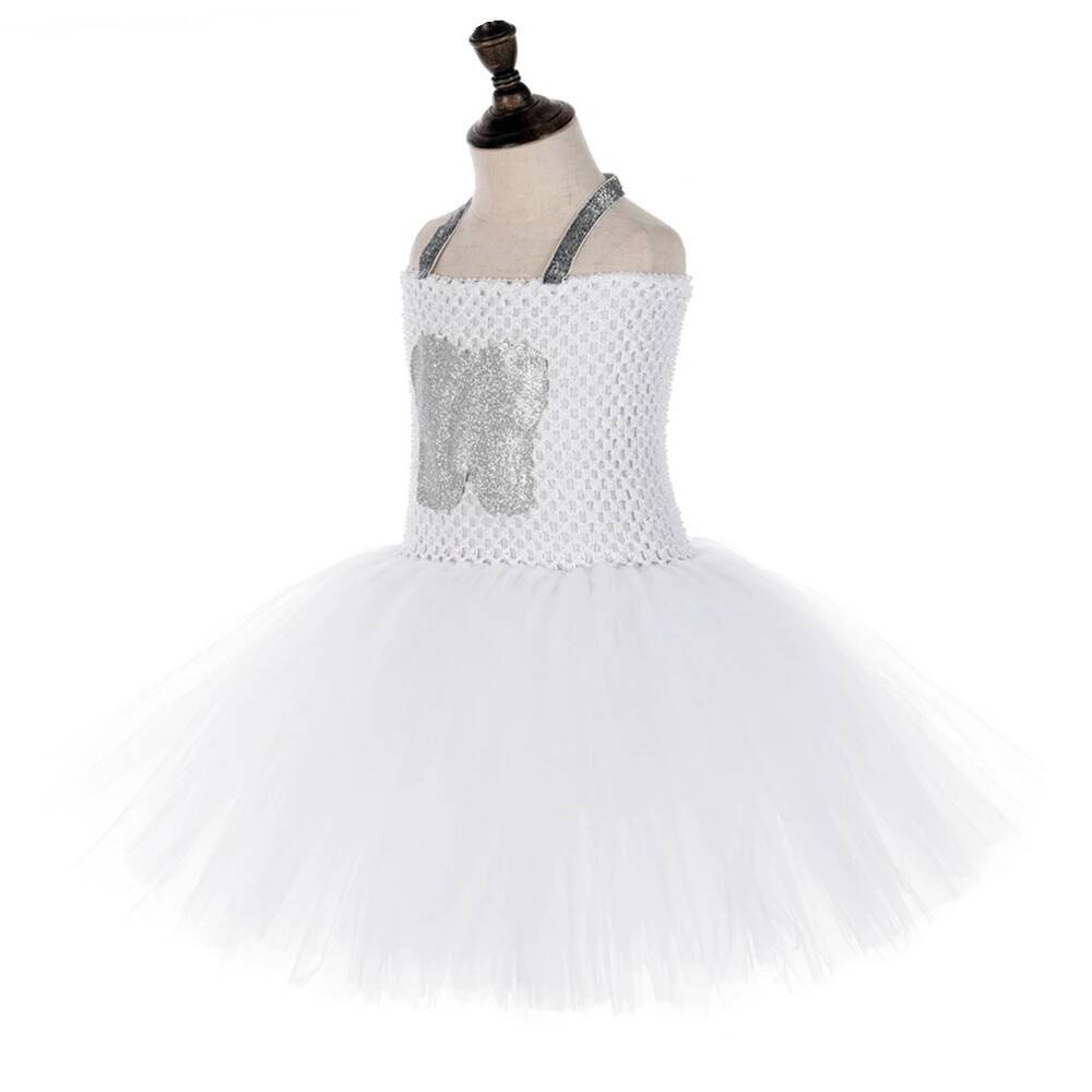 White Tooth Fairy Costume for  - Elf Costume Christmas 评论和价格