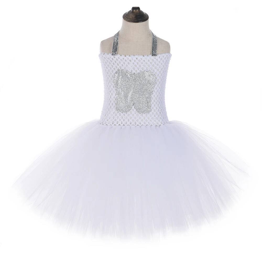 White Tooth Fairy Costume for  - Elf Costume Christmas 评论和价格