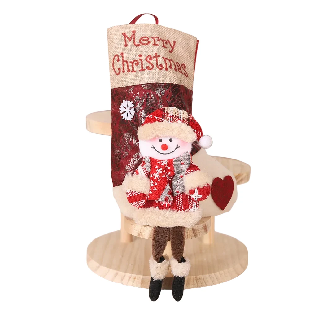 Large Santa Christmas Stocking - Christmas Stocking Hanging 评论和价格