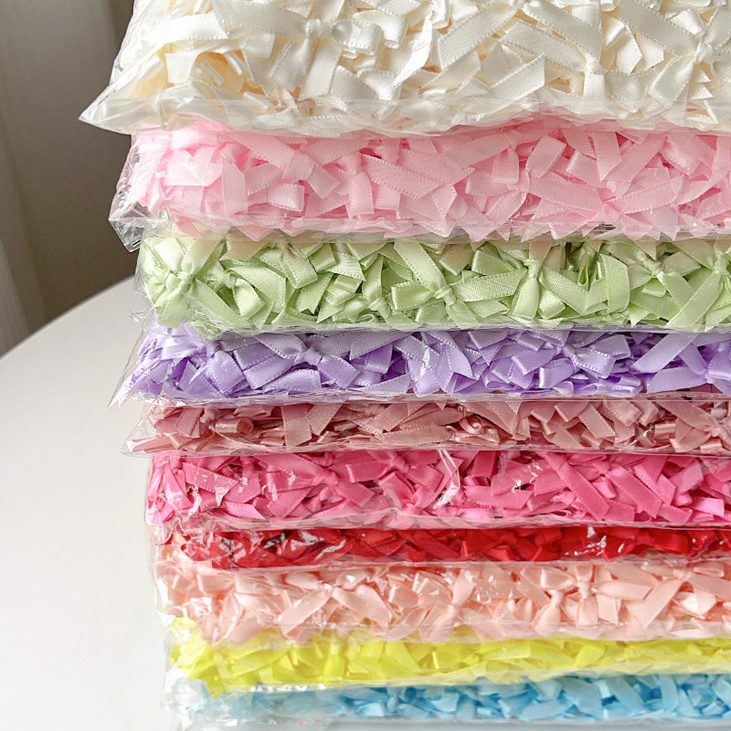 Multicolor Mini Satin Ribbon B - Ribbon Bow Gift 评论和价格