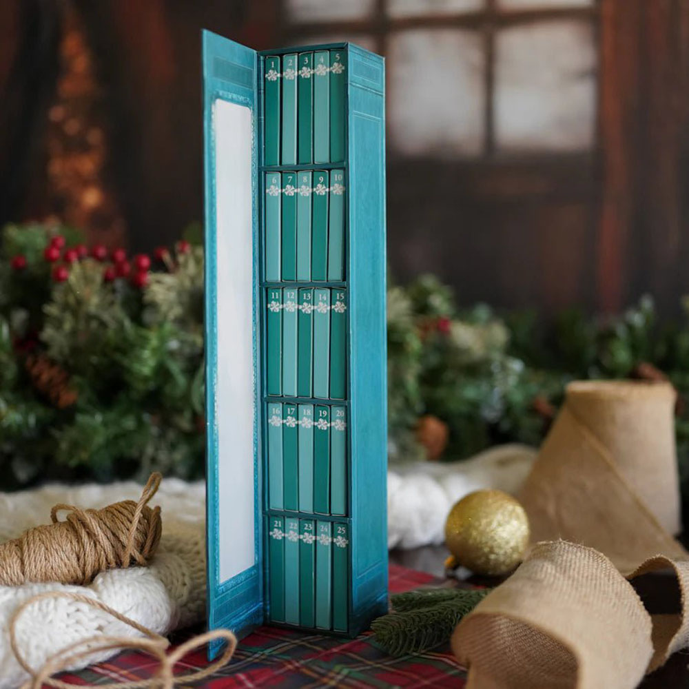 Mini Book Ornament Advent Cale - Advent Calendar Gift 评论和价格