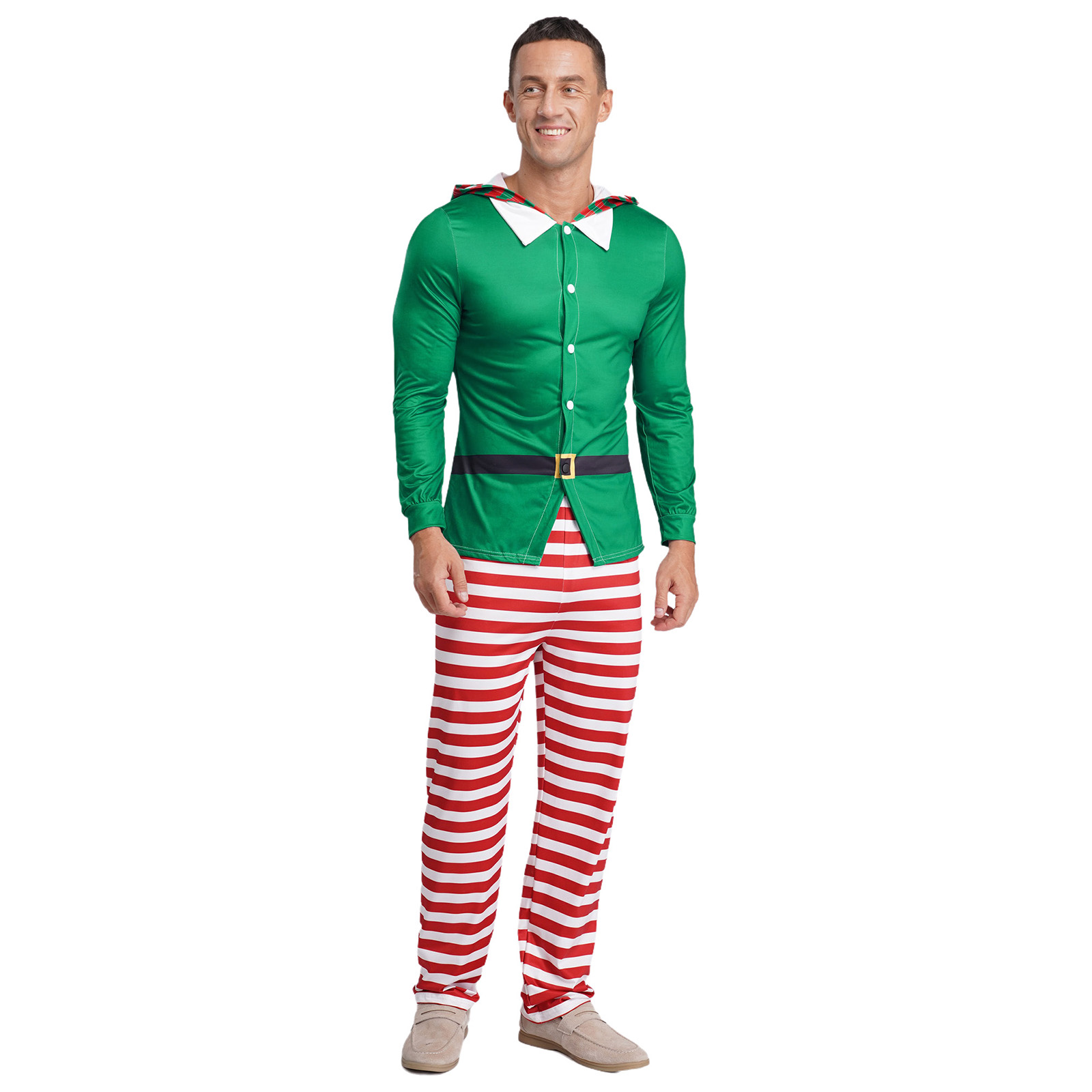 Men Christmas Elf Cosplay Cost - Elf Costume Christmas 评论和价格